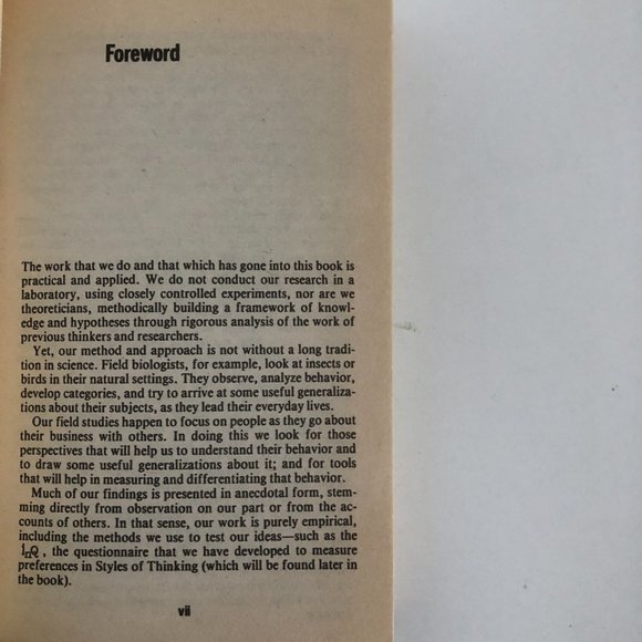 ⭐️BOGO Free⭐️ Art Of Thinking Mass Market Paperback – 1984 - Picture 9 of 15